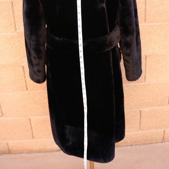 Vintage Borgazia Faux Fur Deep Pile Fabric by Borg Textiles Shearling Fur Coat B - Picture 11 of 15